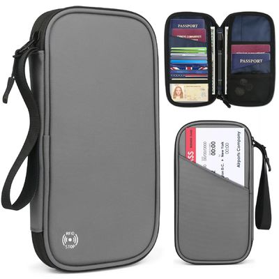 Oxford cloth waterproof wallet RFID Anti Theft Passport Wallet-Make your brand ubiquitous