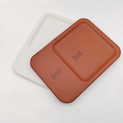 GOOD-LOOKING Leather wireless charging tray-Make your brand ubiquitous