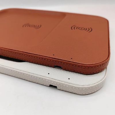 GOOD-LOOKING Leather wireless charging tray-Make your brand ubiquitous