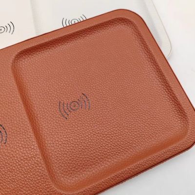 GOOD-LOOKING Leather wireless charging tray-Make your brand ubiquitous