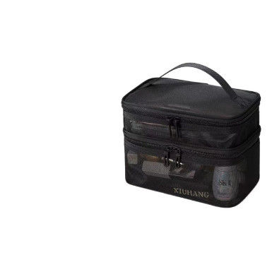 Simplicity Double layer mesh makeup bag