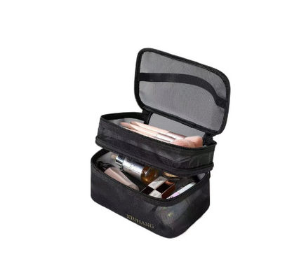 Simplicity Double layer mesh makeup bag