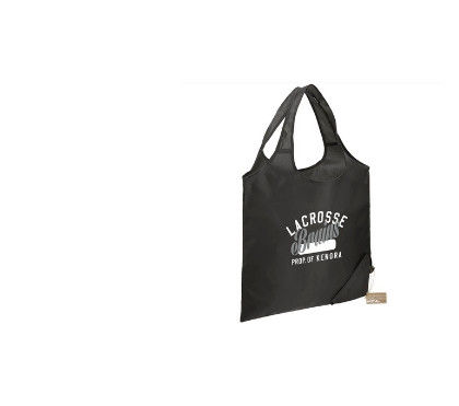 Recycled Polyester Bungalow RPET Foldable Shopper Tote-Make your brand ubiquitous