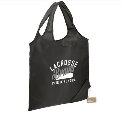 Recycled Polyester Bungalow RPET Foldable Shopper Tote-Make your brand ubiquitous