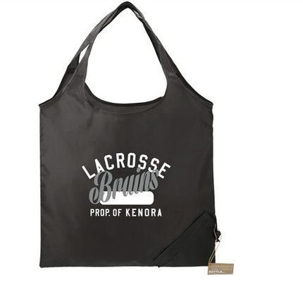 Recycled Polyester Bungalow RPET Foldable Shopper Tote-Make your brand ubiquitous