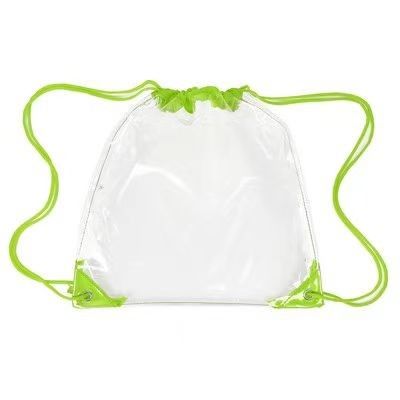 Customization FULL COLOR Clear Drawstring Backpack -Make your brand ubiquitous