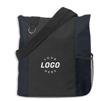 Create your own brand - Fun Small Multi-Pocket Zippered Tote Bag