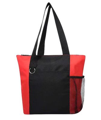 Create your own brand - Fun Small Multi-Pocket Zippered Tote Bag
