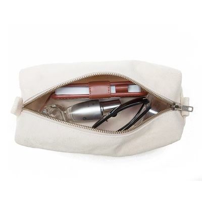 RPET Recycled Cotton Cosmetic Bag Durable &amp; Eco-Conscious Choice for Organizing