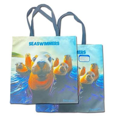 Customized Color-Printed RPET Recycled Cotton Tote Bags: Your Unique Eco-Friendly Companion
