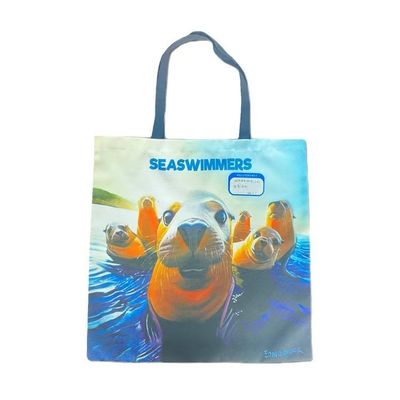 Customized Color-Printed RPET Recycled Cotton Tote Bags: Your Unique Eco-Friendly Companion