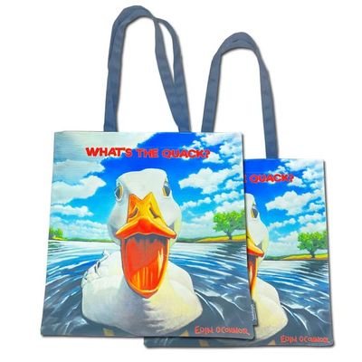 Customized Color-Printed RPET Recycled Cotton Tote Bags: Your Unique Eco-Friendly Companion