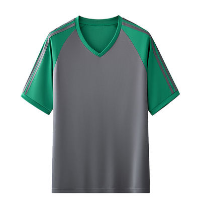 GRS Certified Color-Block Sports Tees