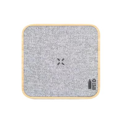 Eco-Friendly Wireless Charger: RPET &amp; FSC Bamboo Wood, 15W Fast Charging
