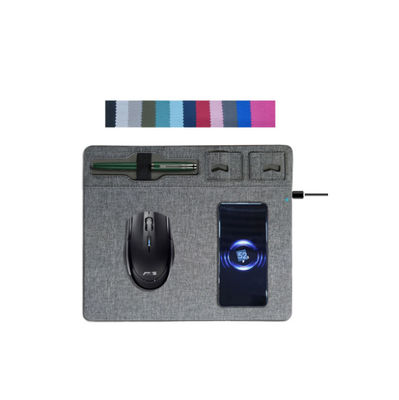 GRS Certified RPET Wireless Charging Mouse Pad
