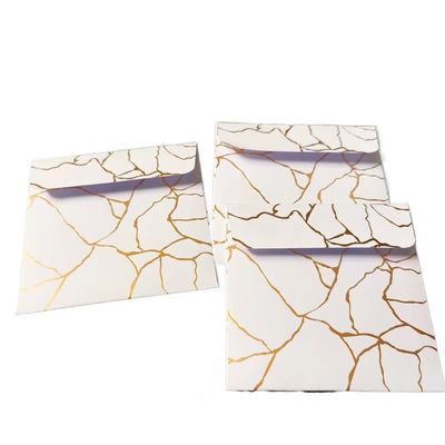 FSC Recyclable Paper Envelopes: Custom Sizes &amp; Patterns with Luxurious Gilding